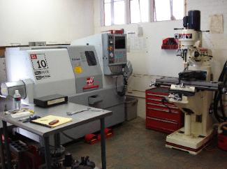 In house machining capabilities
